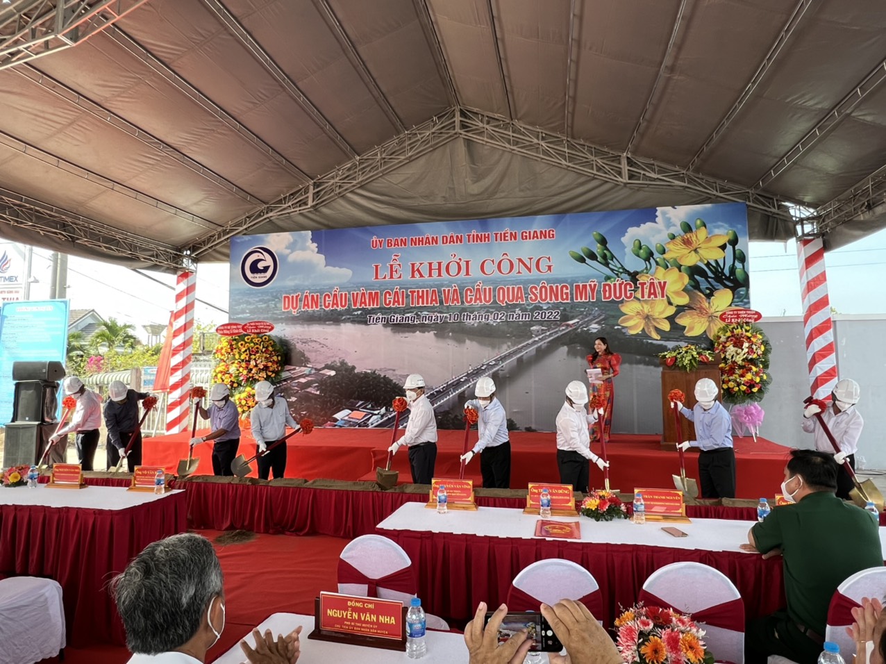 VAM CAI THIA BRIDGE GROUNDBREAKING CEREMONY - TIEN GIANG